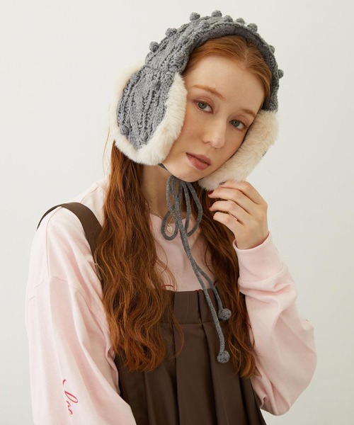 CABLE KNIT EARMUFFS（イヤーマフ）｜MILKFED.（ミルクフェド）の