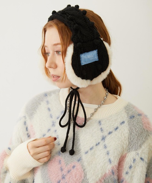 セール】CABLE KNIT EARMUFFS（イヤーマフ）｜MILKFED.（ミルクフェド