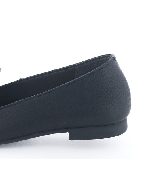 ENあしながおじさん（エンアシナガオジサン）の「防水│タッセルオペラシューズ　5360607（パンプス・レディース・グレイッシュベージュ/ブラック・23cm/23.5cm/24cm/24.5cm/22.5cm）」の10枚目の写真