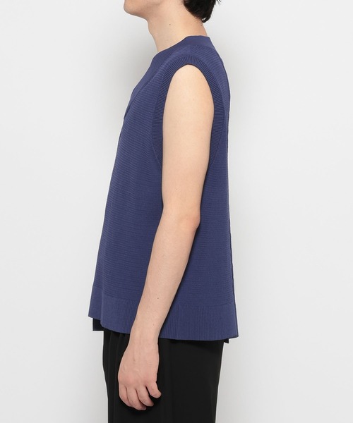 HARE(ハレ)の「アシメニットベスト(HARE)(ベスト・メンズ・グレー/ブルー/ブラック・FREE)」の14枚目の写真