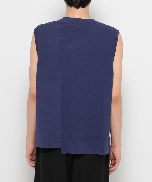 HARE(ハレ)の「アシメニットベスト(HARE)(ベスト・メンズ・グレー/ブルー/ブラック・FREE)」の15枚目の写真