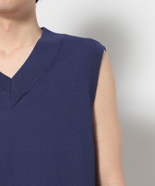 HARE(ハレ)の「アシメニットベスト(HARE)(ベスト・メンズ・グレー/ブルー/ブラック・FREE)」の17枚目の写真