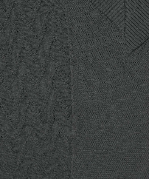 HARE(ハレ)の「アシメニットベスト(HARE)(ベスト・メンズ・グレー/ブルー/ブラック・FREE)」の22枚目の写真