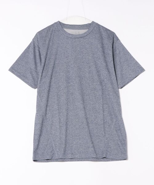 sunny branch(サニーブランチ)の「★ドライメッシュ 吸汗速乾ショートスリーブTシャツ★(Tシャツ/カットソー・メンズ・チャコール/グレー/ネイビー・LARGE/X-LARGE/MEDIUM)」の3枚目の写真