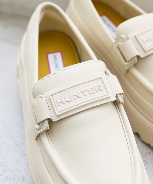 HUNTER（ハンター）の「【HUNTER/ハンター】リファインド エクスプローラー フラットフォーム ローファー / 晴雨兼用（ローファー・レディース・ブラック/オフホワイト・25/24/23/22）」の22枚目の写真