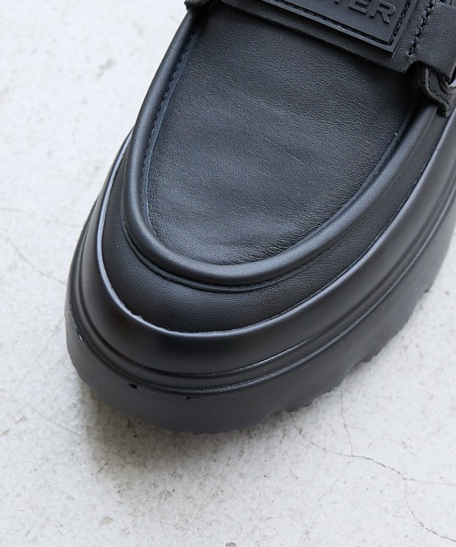 HUNTER（ハンター）の「【HUNTER/ハンター】リファインド エクスプローラー フラットフォーム ローファー / 晴雨兼用（ローファー・レディース・ブラック/オフホワイト・25/24/23/22）」の17枚目の写真