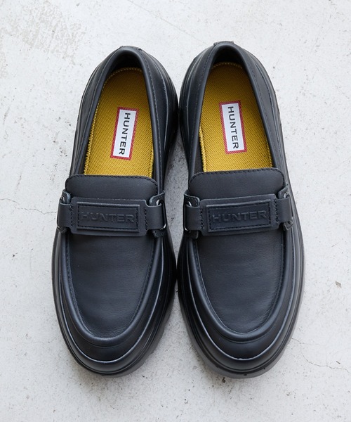 HUNTER（ハンター）の「【HUNTER/ハンター】リファインド エクスプローラー フラットフォーム ローファー / 晴雨兼用（ローファー・レディース・ブラック/オフホワイト・25/24/23/22）」の18枚目の写真