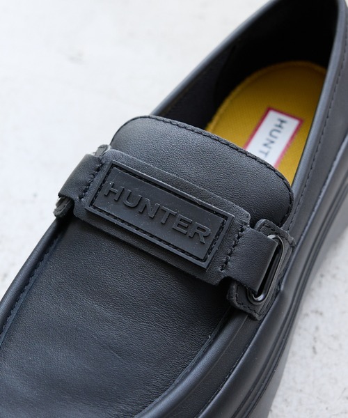HUNTER（ハンター）の「【HUNTER/ハンター】リファインド エクスプローラー フラットフォーム ローファー / 晴雨兼用（ローファー・レディース・ブラック/オフホワイト・25/24/23/22）」の7枚目の写真