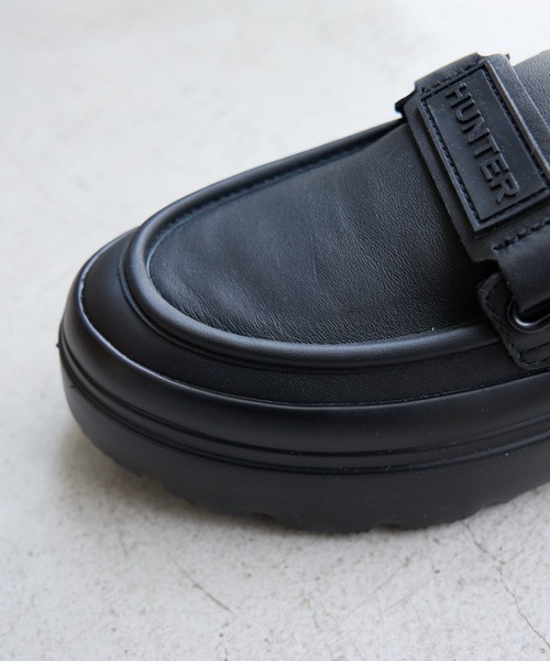 HUNTER（ハンター）の「【HUNTER/ハンター】リファインド エクスプローラー フラットフォーム ローファー / 晴雨兼用（ローファー・レディース・ブラック/オフホワイト・25/24/23/22）」の8枚目の写真