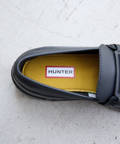HUNTER（ハンター）の「【HUNTER/ハンター】リファインド エクスプローラー フラットフォーム ローファー / 晴雨兼用（ローファー・レディース・ブラック/オフホワイト・25/24/23/22）」の9枚目の写真
