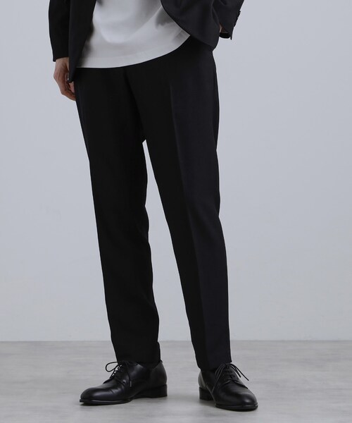 tk.TAKEO KIKUCHI（ティーケータケオキクチ）の「【洗える】ピンヘッドストレッチセットアップ（セットアップ・メンズ・ダークブラウン/ブラック/ネイビー・03/02/01/04）」の18枚目の写真