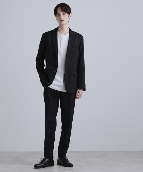 tk.TAKEO KIKUCHI（ティーケータケオキクチ）の「【洗える】ピンヘッドストレッチセットアップ（セットアップ・メンズ・ダークブラウン/ブラック/ネイビー・03/02/01/04）」の20枚目の写真