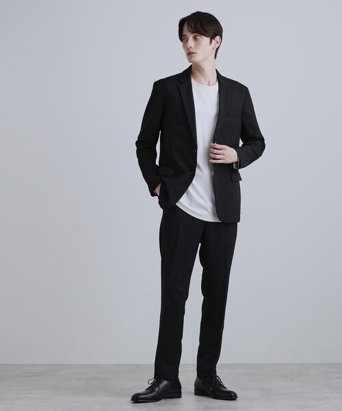 tk.TAKEO KIKUCHI（ティーケータケオキクチ）の「【洗える】ピンヘッドストレッチセットアップ（セットアップ・メンズ・ダークブラウン/ブラック/ネイビー・03/02/01/04）」の21枚目の写真