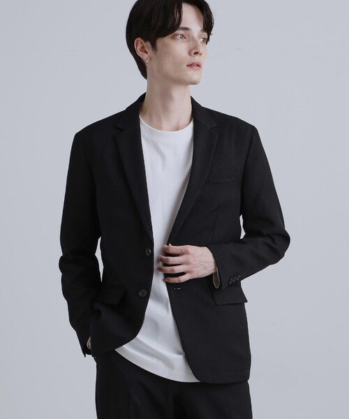 tk.TAKEO KIKUCHI（ティーケータケオキクチ）の「【洗える】ピンヘッドストレッチセットアップ（セットアップ・メンズ・ダークブラウン/ブラック/ネイビー・03/02/01/04）」の8枚目の写真