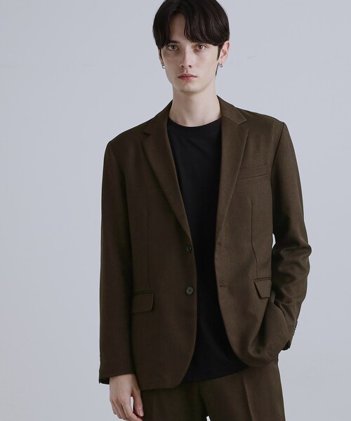 tk.TAKEO KIKUCHI（ティーケータケオキクチ）の「【洗える】ピンヘッドストレッチセットアップ（セットアップ・メンズ・ダークブラウン/ブラック/ネイビー・03/02/01/04）」の9枚目の写真