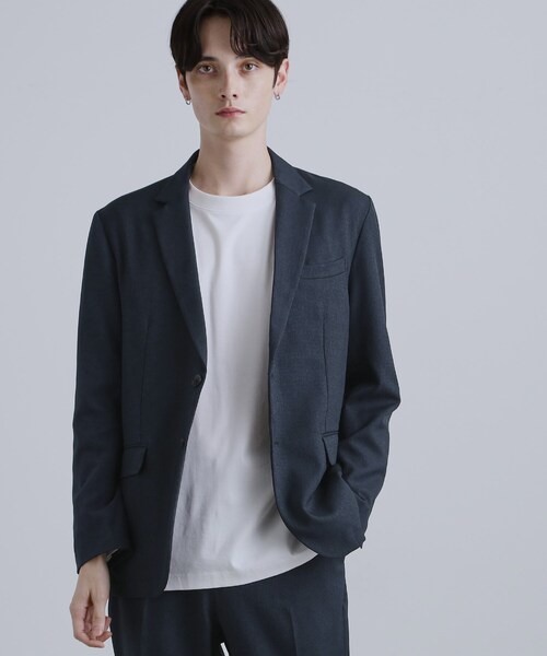 tk.TAKEO KIKUCHI（ティーケータケオキクチ）の「【洗える】ピンヘッドストレッチセットアップ（セットアップ・メンズ・ダークブラウン/ブラック/ネイビー・03/02/01/04）」の10枚目の写真