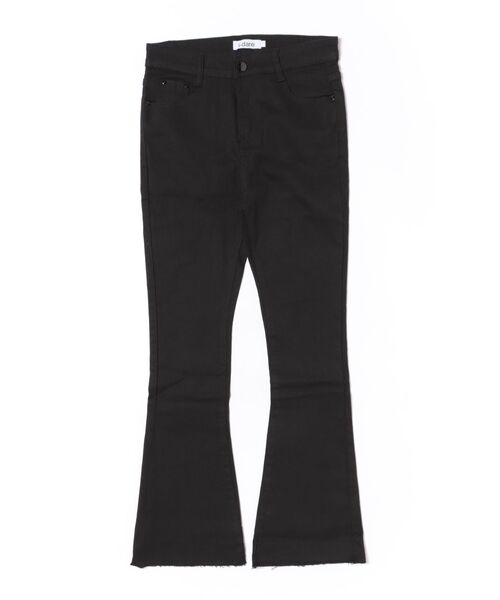 TONE SELECT WEAR(トーンセレクトウェア)の「【i-dare】フレア デニムパンツ(デニムパンツ・レディース・ブラック・SMALL/MEDIUM/LARGE/X-LARGE)」の6枚目の写真