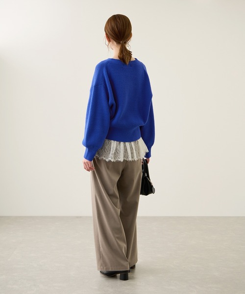 トッカ　パールボタンつきショートカーディガン　ネイビー　XS 新品タグ付き トッカ パールボタンつきショートカーディガン ネイビー XS 新品タグ