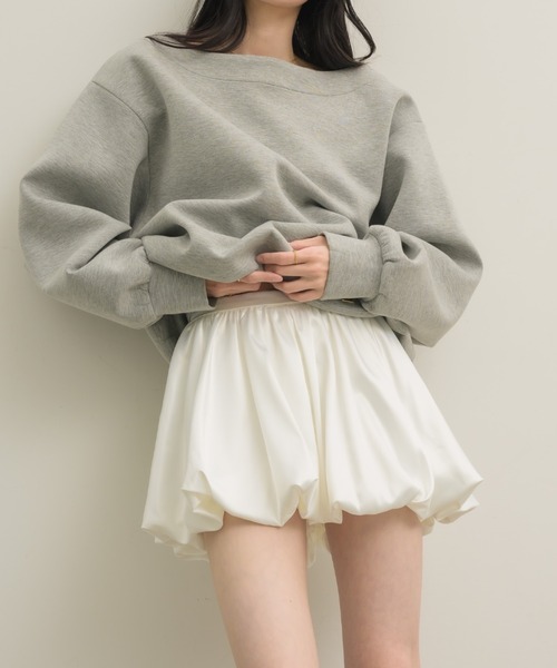 サテンバルーンミニスカート（スカート）｜NEUNA（ヌナ）の