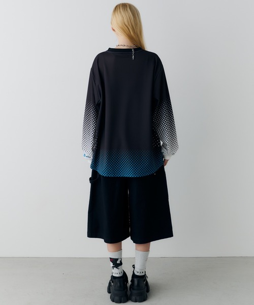 AIVER（アイバー）の「AIVER　レックスジャージプルオーバー（Tシャツ/カットソー・メンズ・ナチュラル/ブラック・SMALL/MEDIUM/LARGE）」の8枚目の写真