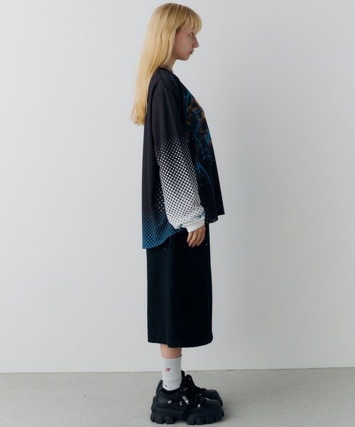 AIVER（アイバー）の「AIVER　レックスジャージプルオーバー（Tシャツ/カットソー・メンズ・ナチュラル/ブラック・SMALL/MEDIUM/LARGE）」の9枚目の写真