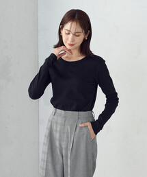 COMME CA ISM | 吸湿発熱 クルーネックTシャツ(Tシャツ/カットソー)