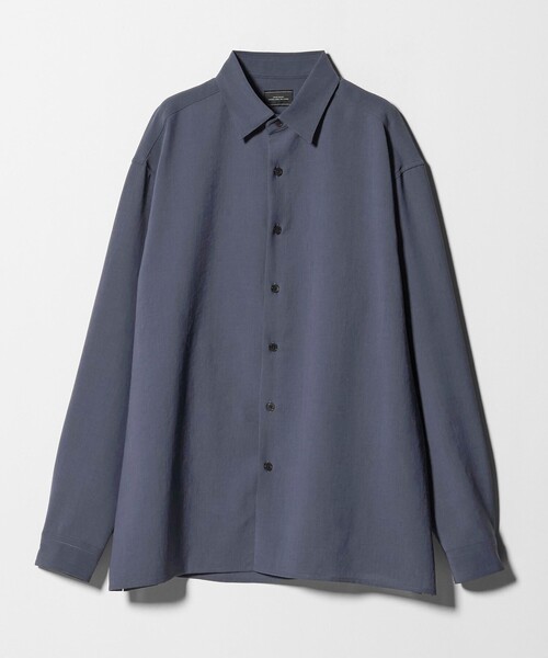 green label relaxing（グリーンレーベルリラクシング）の「ワッシャーポプリン ボックス シャツ（シャツ/ブラウス・メンズ・グレー系/ダークブラウン/ロイヤルブルー・L/S/M/XL）」の20枚目の写真