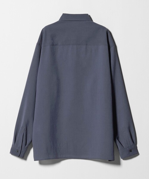 green label relaxing（グリーンレーベルリラクシング）の「ワッシャーポプリン ボックス シャツ（シャツ/ブラウス・メンズ・グレー系/ダークブラウン/ロイヤルブルー・L/S/M/XL）」の21枚目の写真