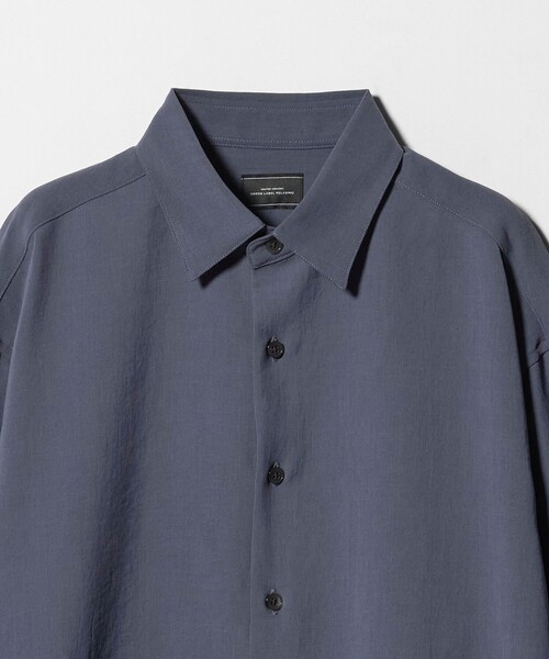 green label relaxing（グリーンレーベルリラクシング）の「ワッシャーポプリン ボックス シャツ（シャツ/ブラウス・メンズ・グレー系/ダークブラウン/ロイヤルブルー・L/S/M/XL）」の22枚目の写真