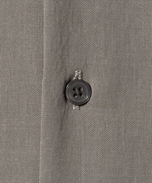 green label relaxing（グリーンレーベルリラクシング）の「ワッシャーポプリン ボックス シャツ（シャツ/ブラウス・メンズ・グレー系/ダークブラウン/ロイヤルブルー・L/S/M/XL）」の6枚目の写真