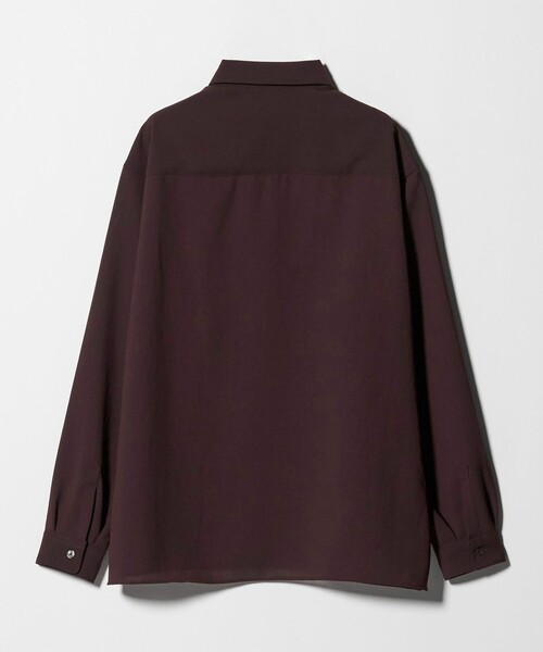 green label relaxing（グリーンレーベルリラクシング）の「ワッシャーポプリン ボックス シャツ（シャツ/ブラウス・メンズ・グレー系/ダークブラウン/ロイヤルブルー・L/S/M/XL）」の8枚目の写真