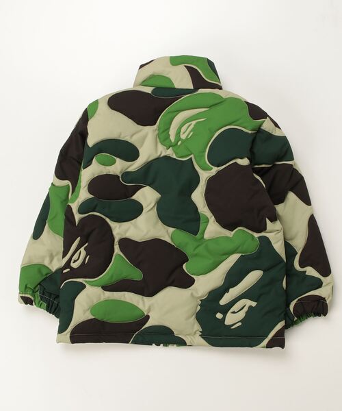 A BATHING APE（アベイシングエイプ）の「ABC CAMO STITCHING DOWN JACKET（ダウンジャケット/コート・キッズ・ブルー/グリーン/ピンク・100/120/140/130/110）」の14枚目の写真