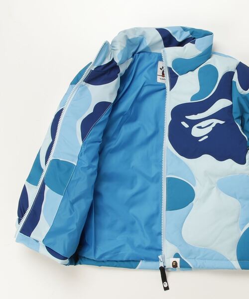 A BATHING APE（アベイシングエイプ）の「ABC CAMO STITCHING DOWN JACKET（ダウンジャケット/コート・キッズ・ブルー/グリーン/ピンク・100/120/140/130/110）」の16枚目の写真