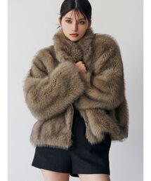 MURUA ムルーア ボアブルゾン MURUA（ムルーア）の「オーバーカラーショートフェイクムートン