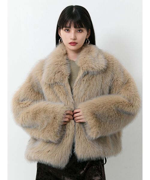 MURUA ファーブルゾン ファーコート アウター フェイクファーブルゾン[品番：MKSW0061590]｜MURUA（ムルーア