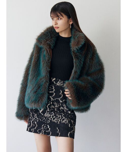 セール】MIXフェイクファーブルゾン（ブルゾン）｜MURUA（ムルーア）の