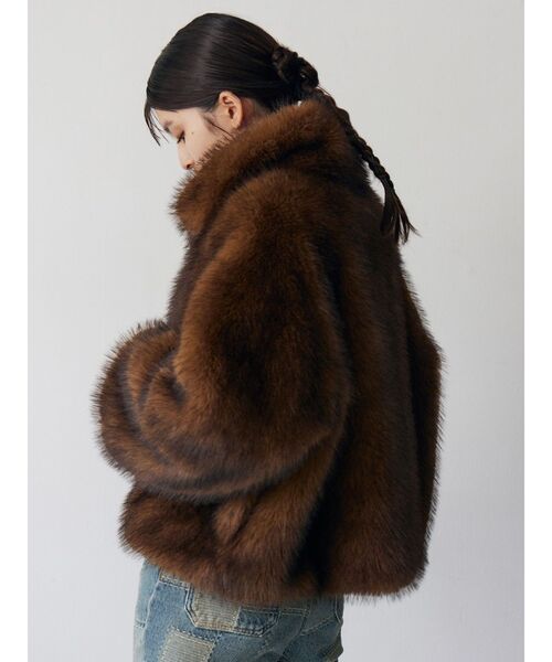 MIXフェイクファーブルゾン（ブルゾン）｜MURUA（ムルーア）の