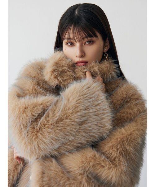 MIXフェイクファーブルゾン（ブルゾン）｜MURUA（ムルーア）の