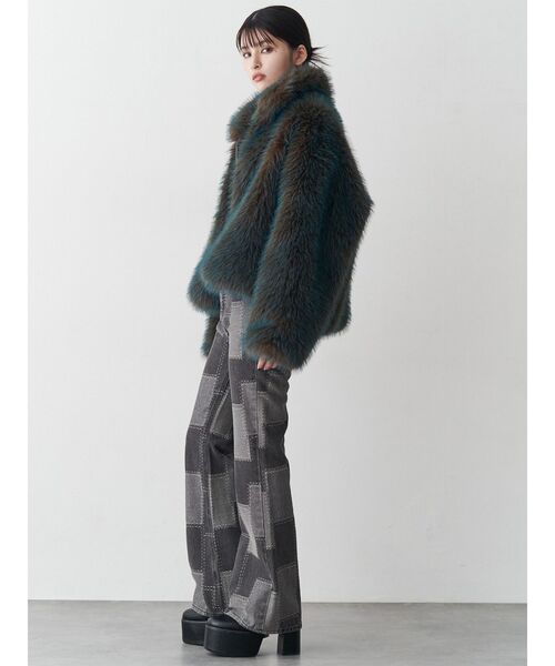 MIXフェイクファーブルゾン（ブルゾン）｜MURUA（ムルーア）の