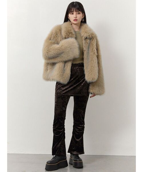 セール】MIXフェイクファーブルゾン（ブルゾン）｜MURUA（ムルーア）の