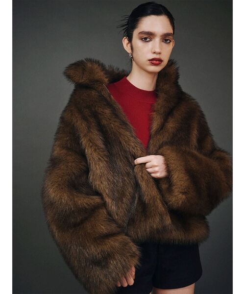 MURUA（ムルーア）の「MIXフェイクファーブルゾン（ブルゾン）」 - WEAR