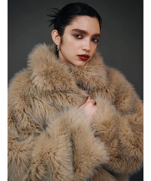 MURUA（ムルーア）の「MIXフェイクファーブルゾン（ブルゾン）」 - WEAR