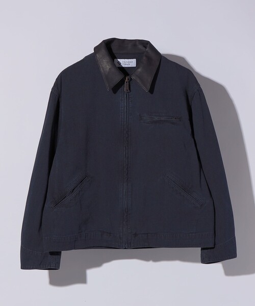 City Ambient Products（シティアンビエントプロダクツ）の「City Ambient Products:〈洗濯機可能〉ウォッシュ ダック ジップ ワーク ジャケット（ブルゾン・メンズ・ネイビー/ブラウン/ブラック・SMALL/LARGE/MEDIUM）」の3枚目の写真