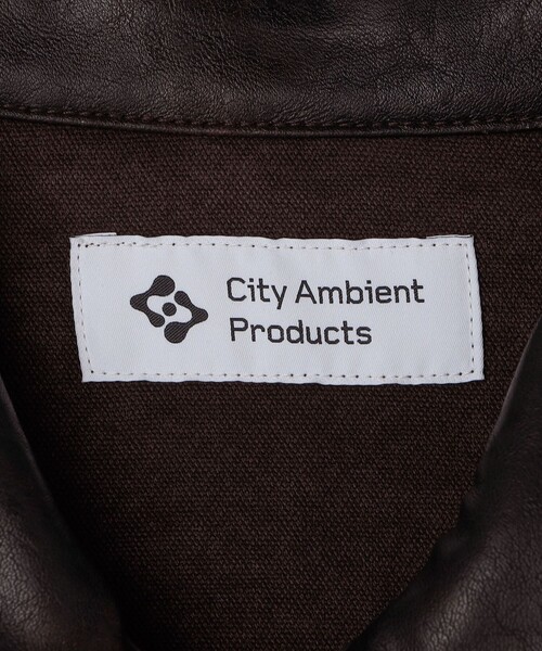 City Ambient Products（シティアンビエントプロダクツ）の「City Ambient Products:〈洗濯機可能〉ウォッシュ ダック ジップ ワーク ジャケット（ブルゾン・メンズ・ネイビー/ブラウン/ブラック・SMALL/LARGE/MEDIUM）」の8枚目の写真