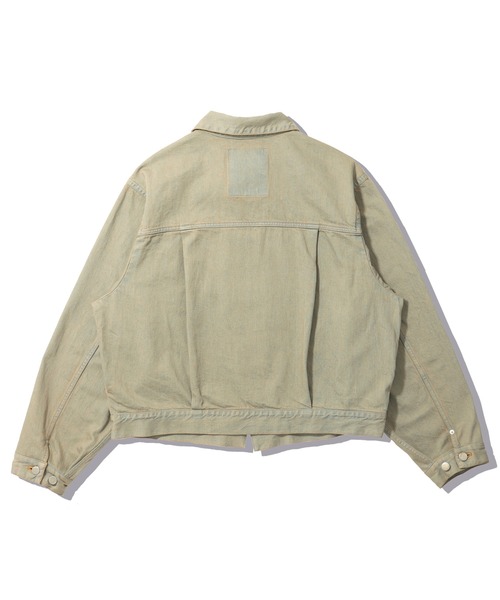 elephant TRIBAL fabrics（エレファントトライバルファブリックス）の「elephant TRIBAL fabrics ON THE WAY DENIM JKT（デニムジャケット・メンズ・ブラック/ベージュ・SMALL/MEDIUM）」の8枚目の写真