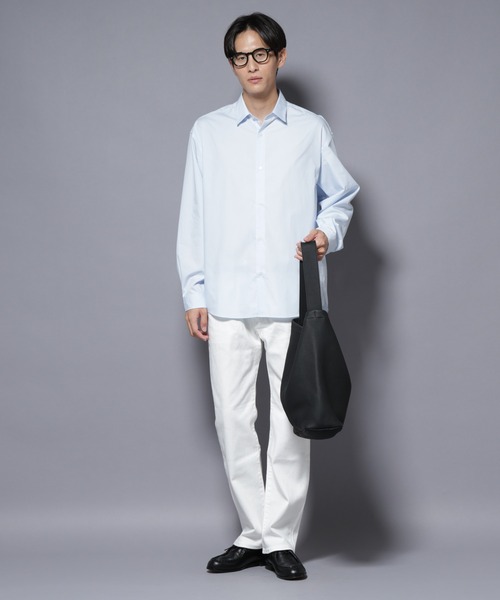 NANO universe(ナノユニバース)の「「MC」”TIMELESS WARDROBE” レギュラーフィットデニム 251(デニムパンツ・メンズ・ブラック/ライトグレー/オフホワイト/ライトブルー・S/M/L)」の8枚目の写真