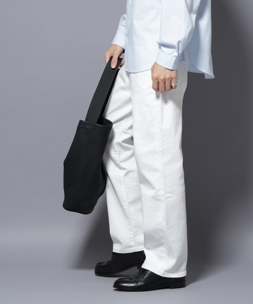 NANO universe(ナノユニバース)の「「MC」”TIMELESS WARDROBE” レギュラーフィットデニム 251(デニムパンツ・メンズ・ブラック/ライトグレー/オフホワイト/ライトブルー・S/M/L)」の7枚目の写真