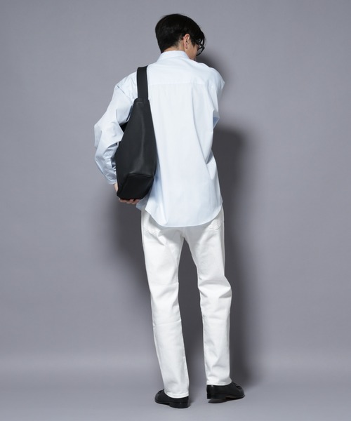 NANO universe(ナノユニバース)の「「MC」”TIMELESS WARDROBE” レギュラーフィットデニム 251(デニムパンツ・メンズ・ブラック/ライトグレー/オフホワイト/ライトブルー・S/M/L)」の12枚目の写真