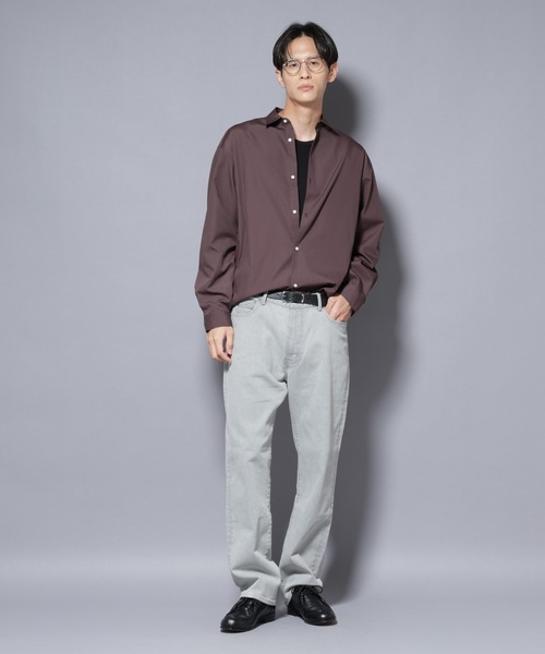 NANO universe(ナノユニバース)の「「MC」”TIMELESS WARDROBE” レギュラーフィットデニム 251(デニムパンツ・メンズ・ブラック/ライトグレー/オフホワイト/ライトブルー・S/M/L)」の15枚目の写真