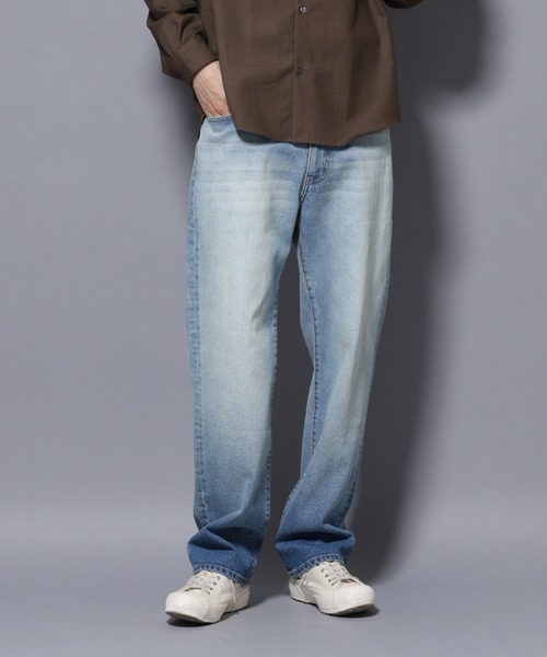 NANO universe(ナノユニバース)の「「MC」”TIMELESS WARDROBE” レギュラーフィットデニム 251(デニムパンツ・メンズ・ブラック/ライトグレー/オフホワイト/ライトブルー・S/M/L)」の20枚目の写真
